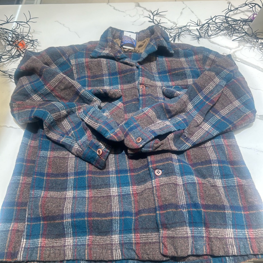 Pendleton Flannel Men’s S 100% Virgin Wool
